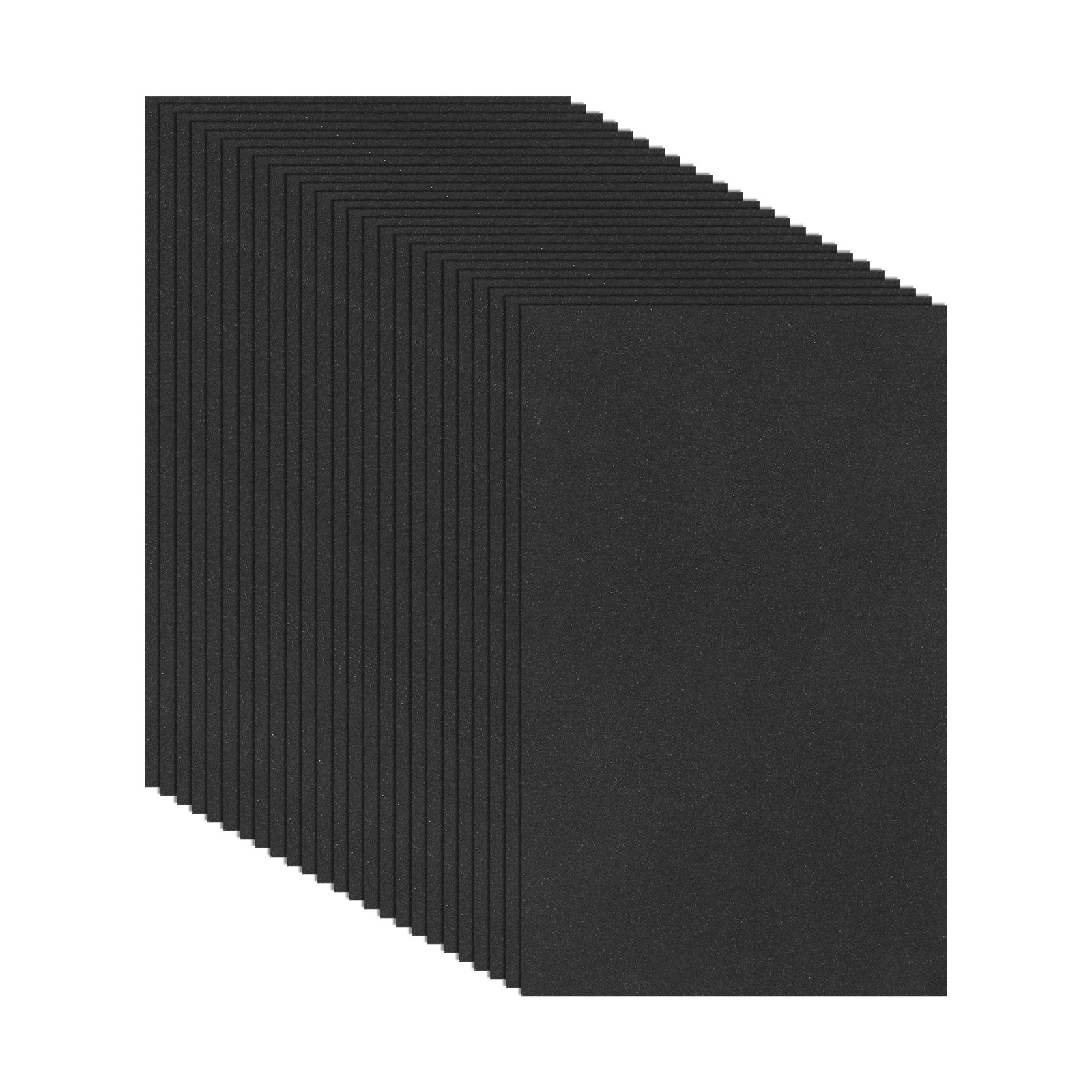 25 Pack 5.5" x 9" Sandpaper, 500 Grit Sand Paper for Wood Furniture