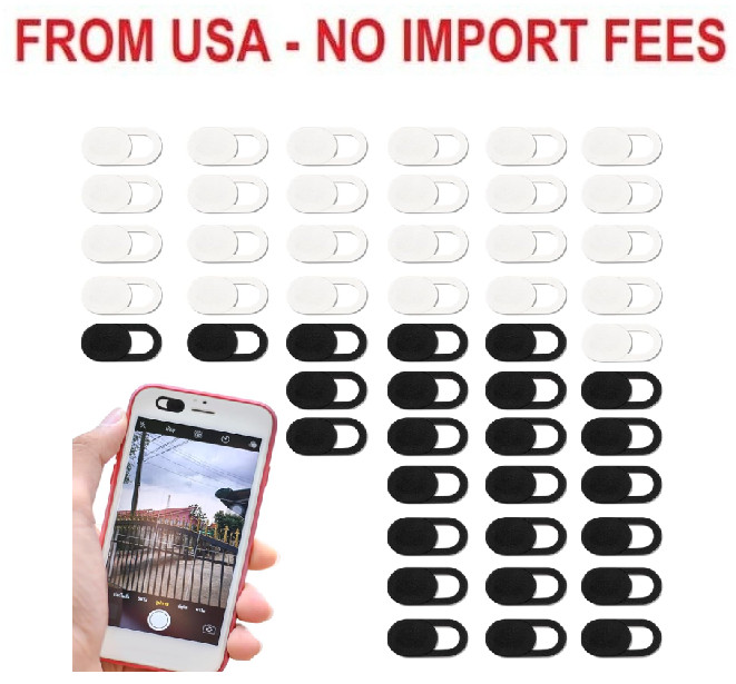 50PCS Webcam Cover Slide, 0.023 Inch Ultra-Thin Universal Web Camera Cover for L