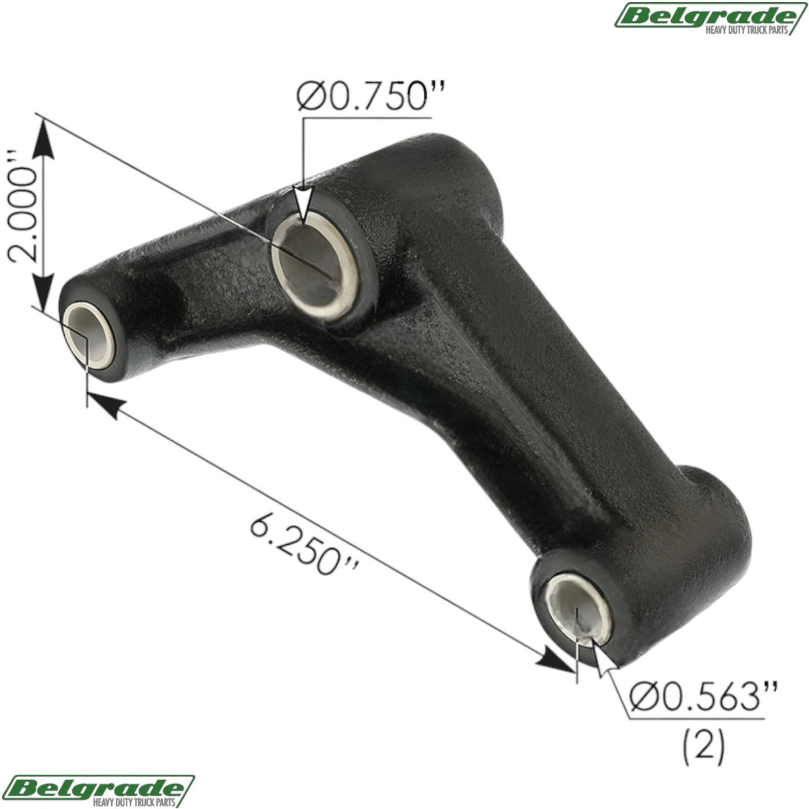 M13094 Equalizer 2in Height 220AIT3B 4101-1A - 6.25 x 2.00 x .750in Center Hole