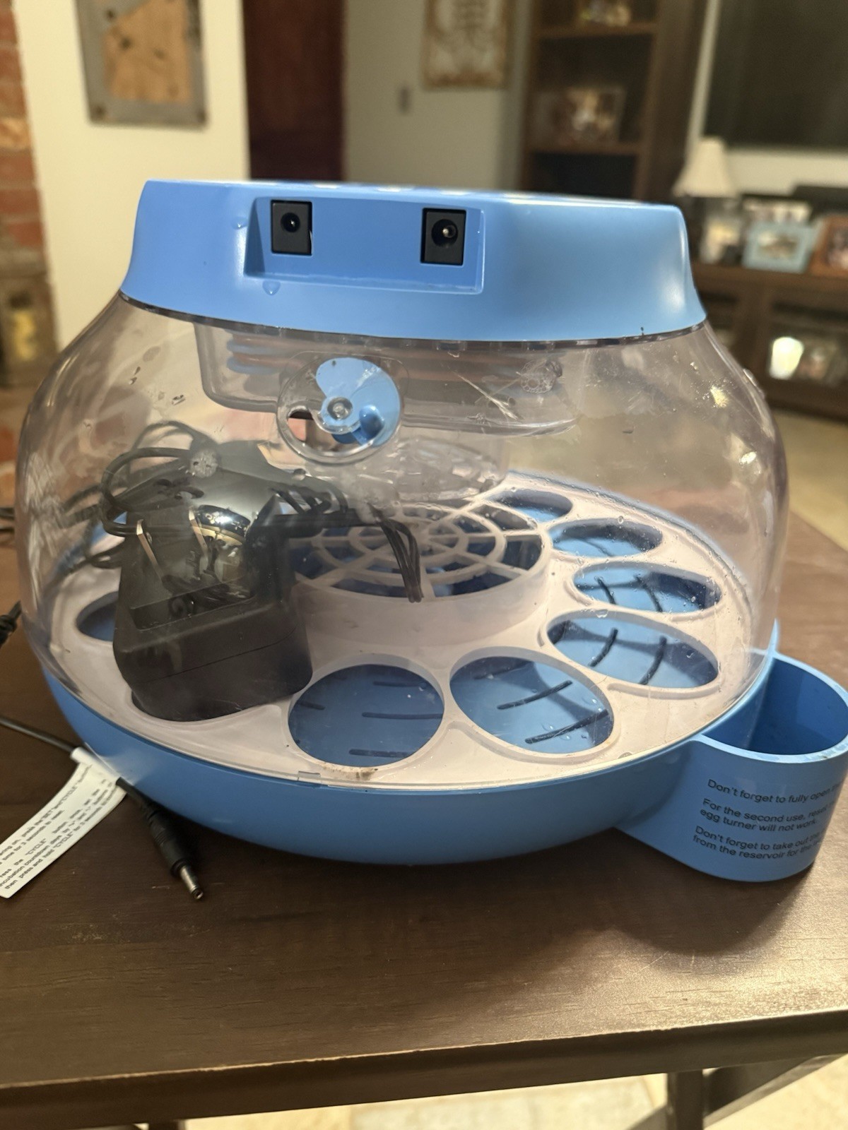 Impeckables 12-Egg Automatic Incubator with Candling Light Display