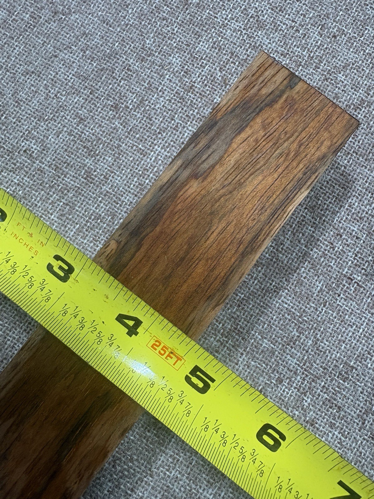 Premium Brazilian Cherry (Jatoba) Knife Scale Blank 1 1/2”x 15/16”x6” Long