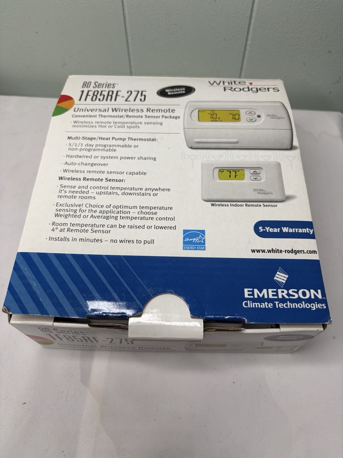 White Rodgers Universal Wireless Remote Thermostat  1F85RF-275