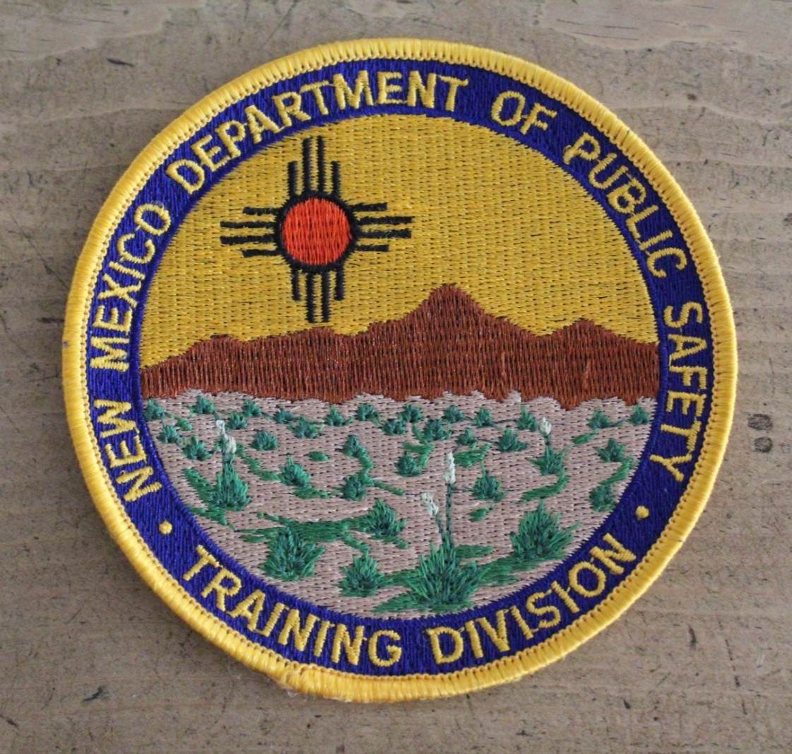 New Mexico Department of Public Safety Training Division Uniform Patch NEW