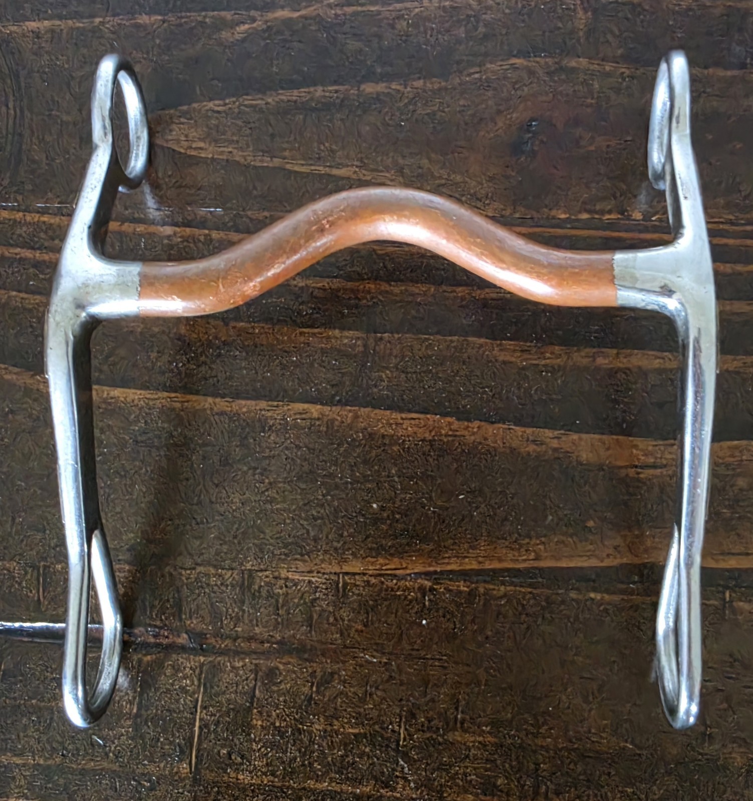 Partrade Metalab Solid Mouth Low Port Horse Bit