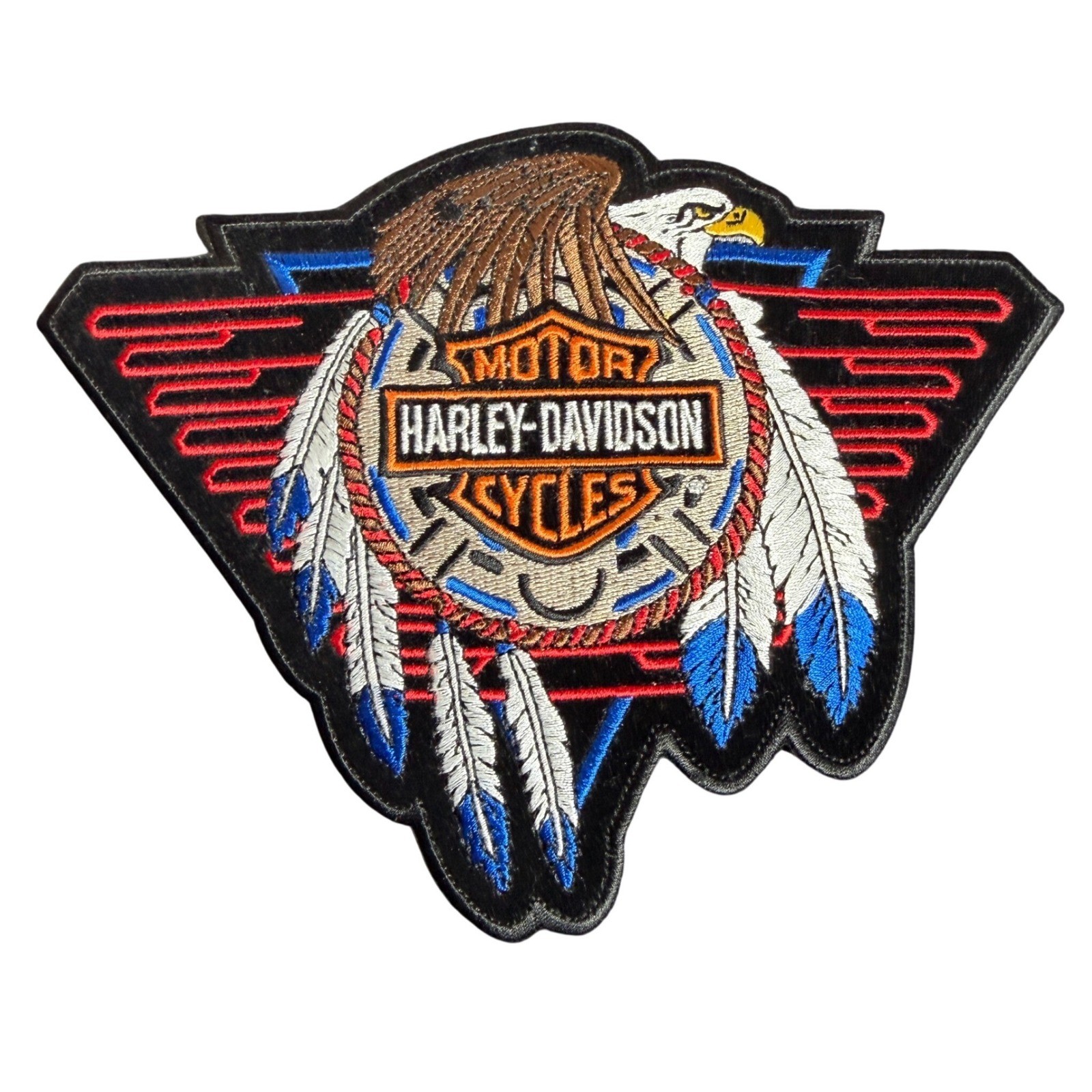 NEW Harley Davidson Concho Eagle B&S Motorcycle Medium emblem Patch EMB456063