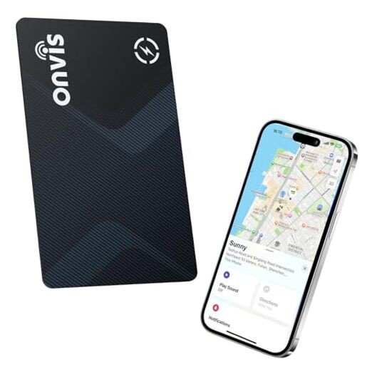 [Apple MFi Certified] Air-Tags Bluetooth Tracker with Apple Find My, Smart
