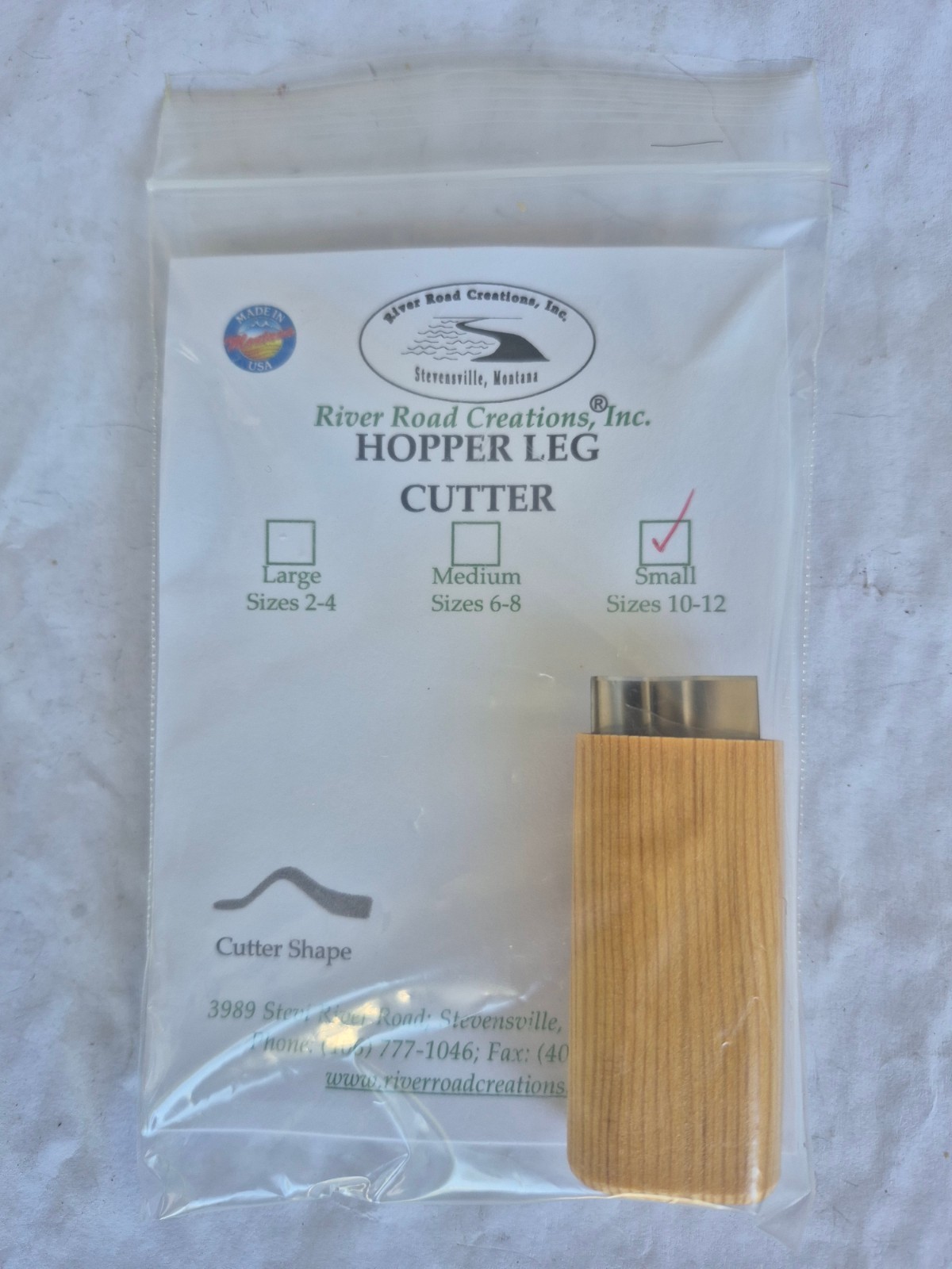 River Road Creations  Hopper Leg cutter  Small  for Sizes 10-12