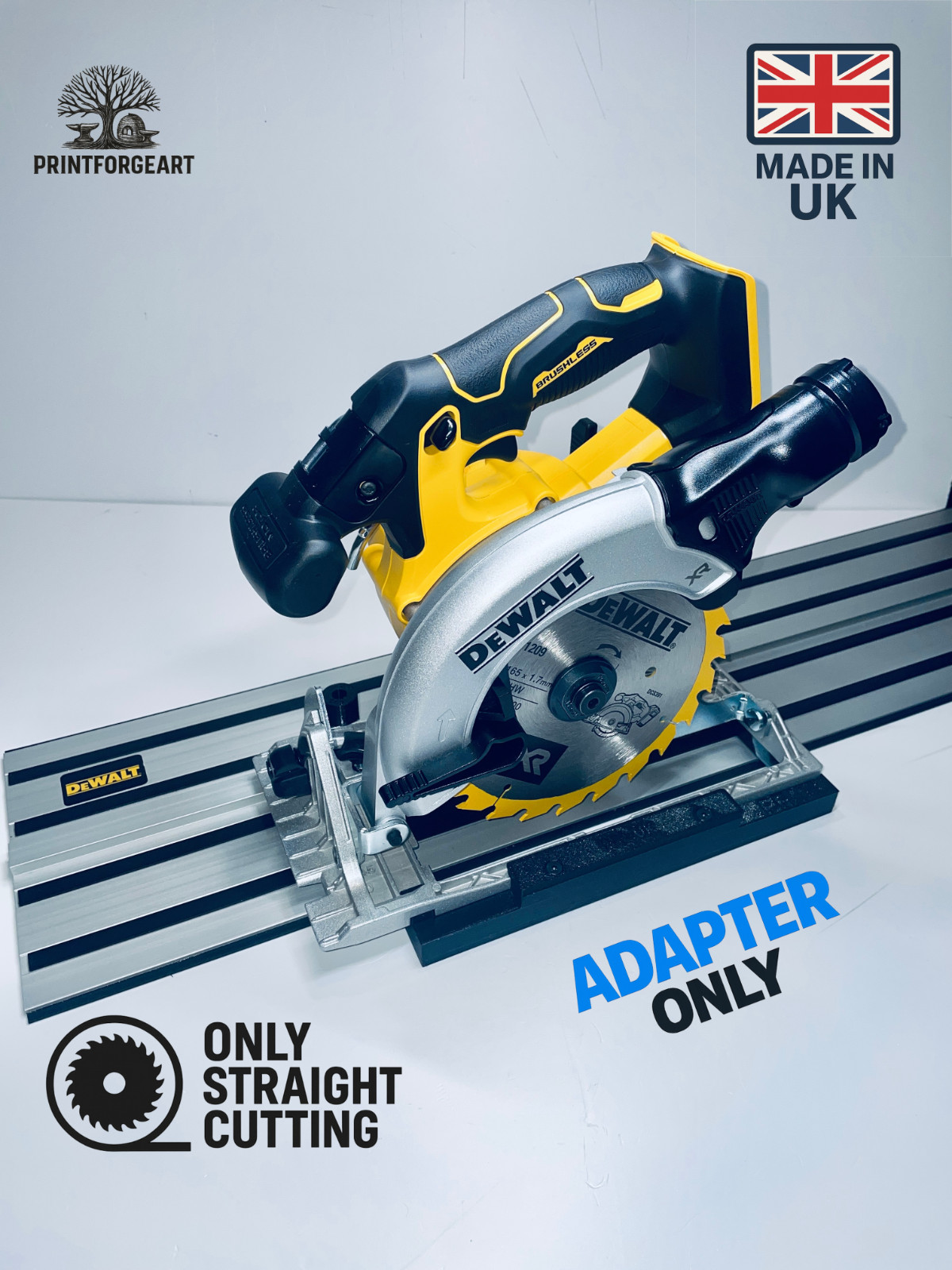 Dewalt DCS391 DCS565 Adapter Base for Dewalt Rail -Stright Cutting Only ❗️