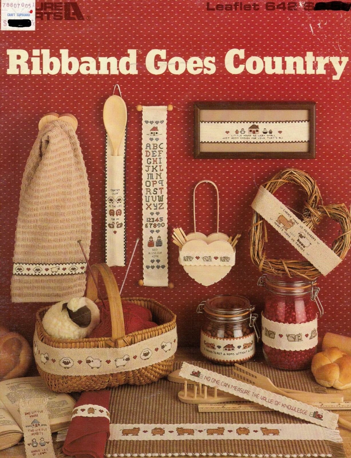 Ribband Goes Country Boarders Trim Cross Stitch Patterns By Leisure Arts