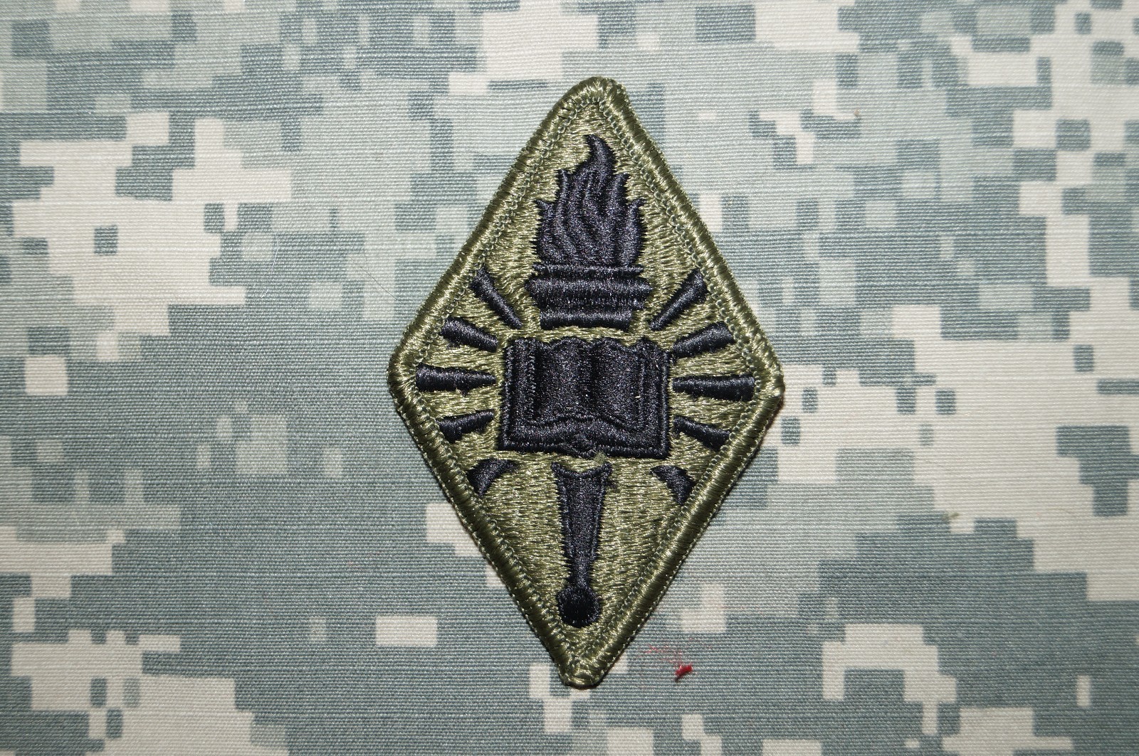Authentic US Army Chaplin Center and School Subdued BDU Military Patch