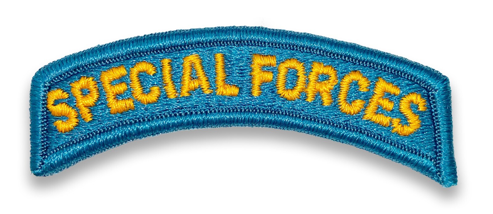 Special Forces Blue & Orange AGSU Sew-on Color Tab (sold as each)