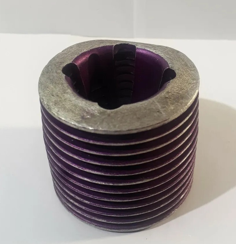HPI Nitro R/C Engine Cooling Head  Purple - Pre-owned R/C Hobby Parts Heat Sink