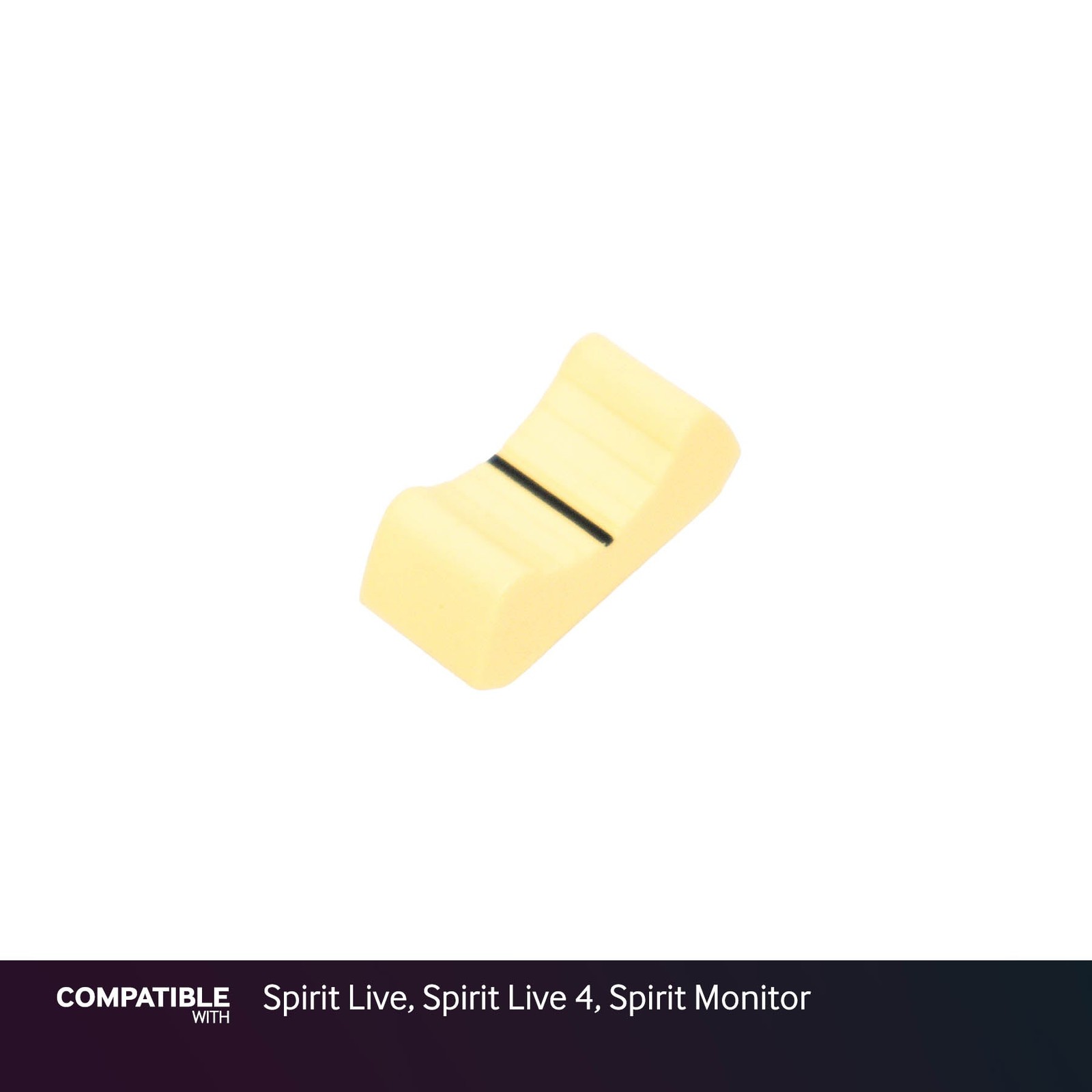 Soundcraft Yellow Fader Cap for Spirit Live, Spirit Live 4, Spirit Monitor