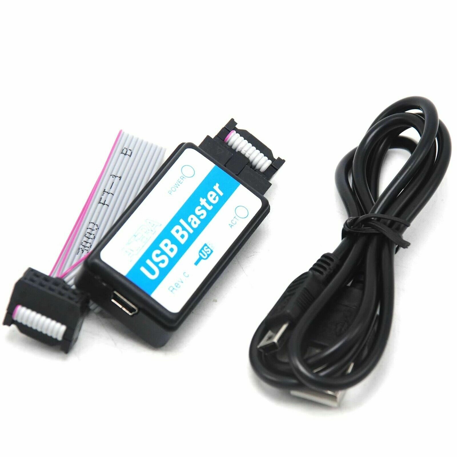 2pcs USB Blaster ByteBlaster II CPLD FPGA Cable JTAG Chain Debugger