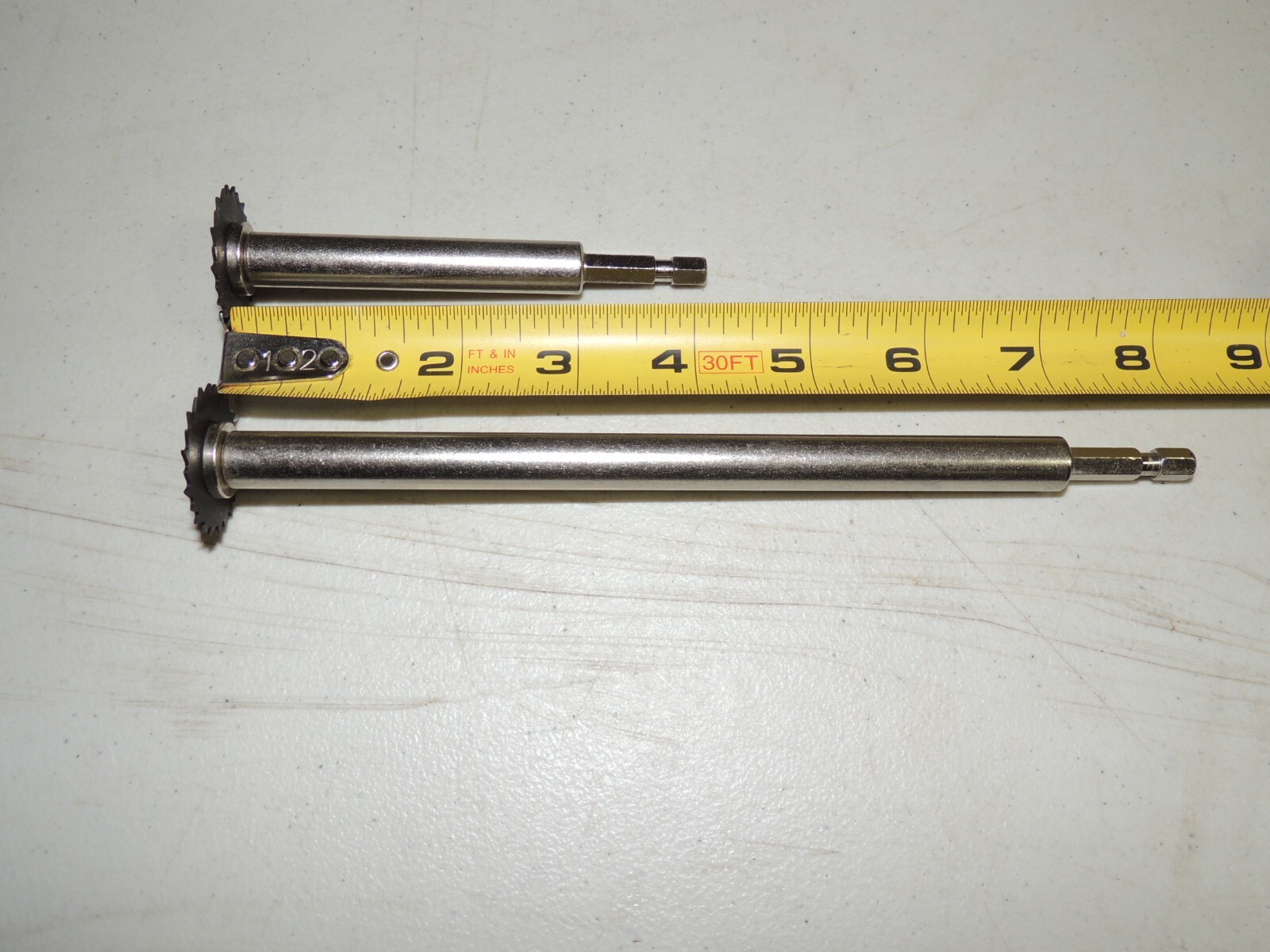 Internal Plastic Pipe Cutter, Quick Drill Connect, inside CUTS PVC ABS, 8" LONG 