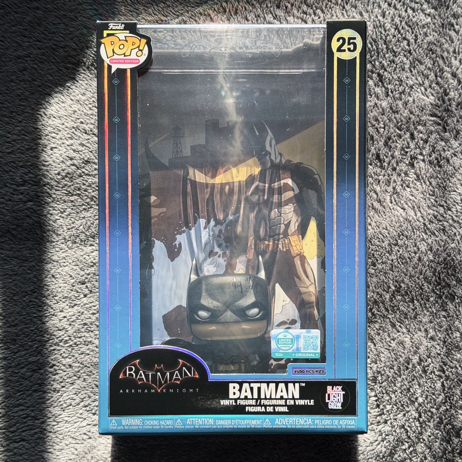 Funko Pop! Comic Cover Batman Arkham Blacklight Glow #25 LE 9500 IN HAND