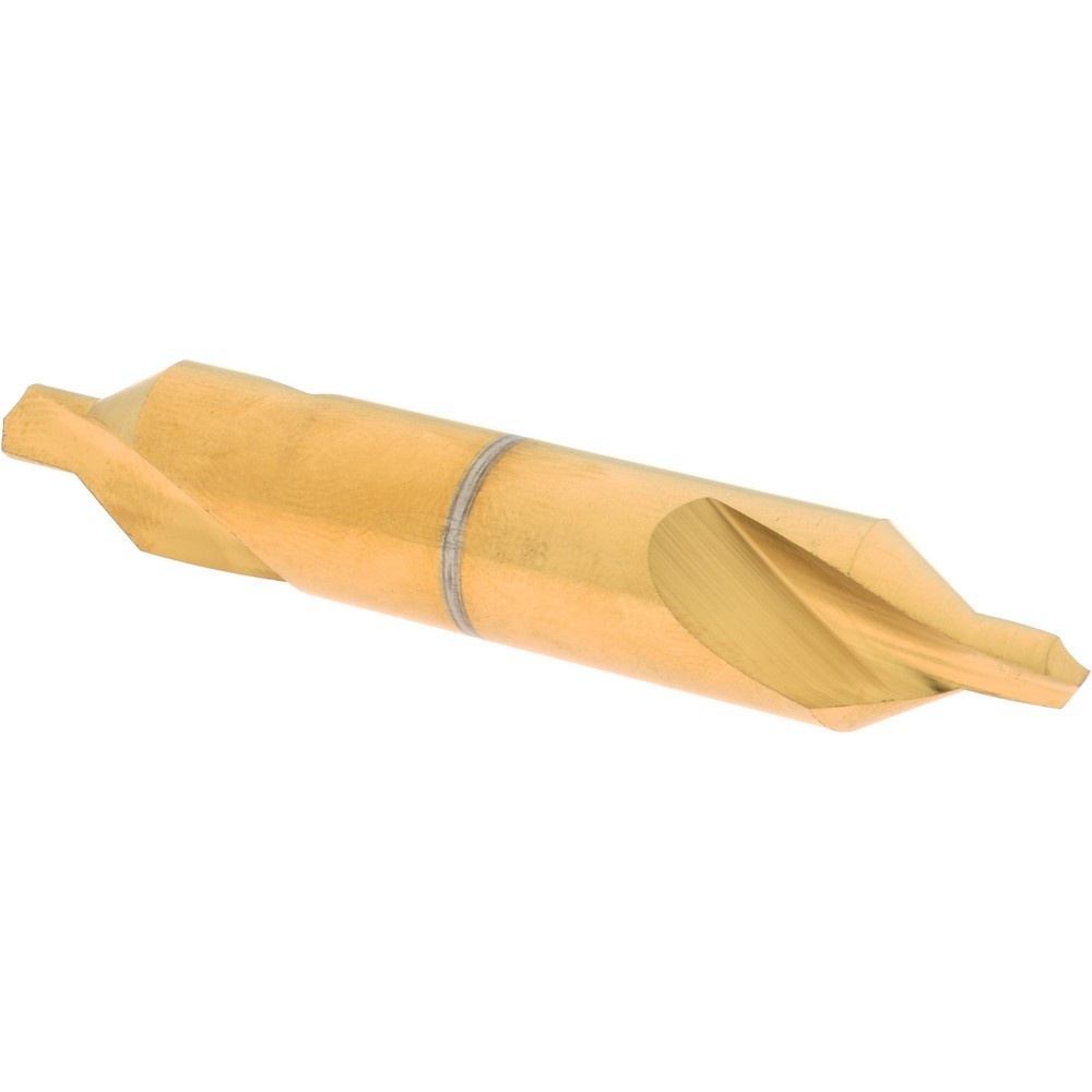 Combo Drill & Countersink: #6, 1/2″ Body Dia, High Speed Steel USED 3" OAL 7/32"
