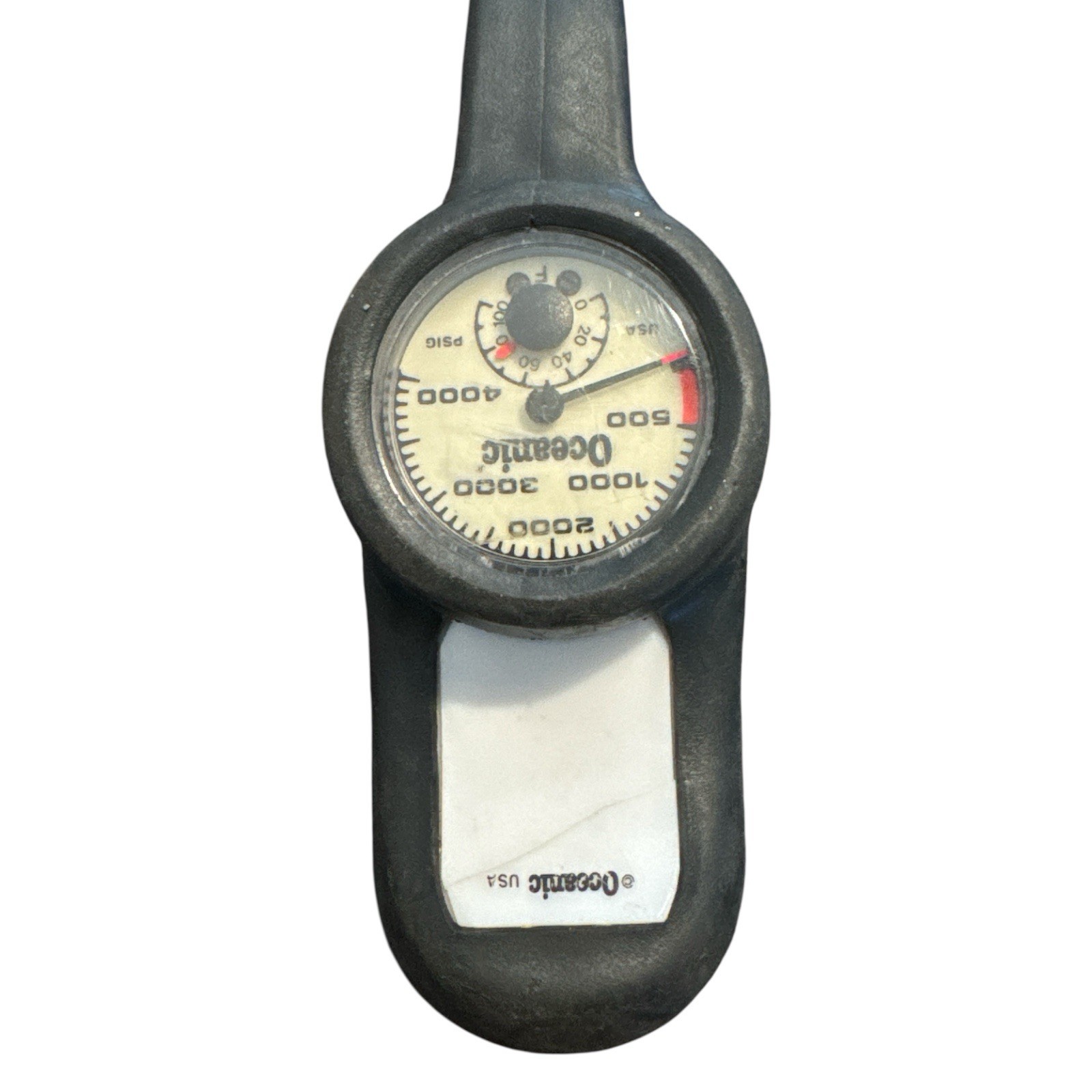 Oceanic Scuba Dive Regulator Data Max 2 PSIG 4,000 Gauges & Compass Untested