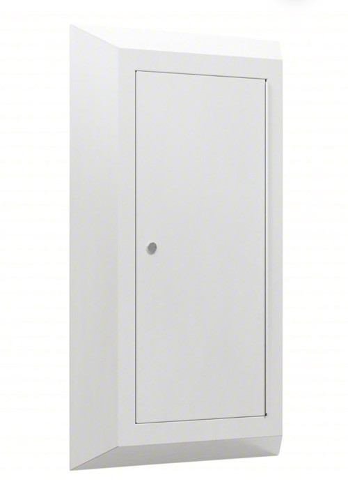 Oval CSLRST-010700 Fire Extinguisher Cabinet 34.5", Surface Mount, White