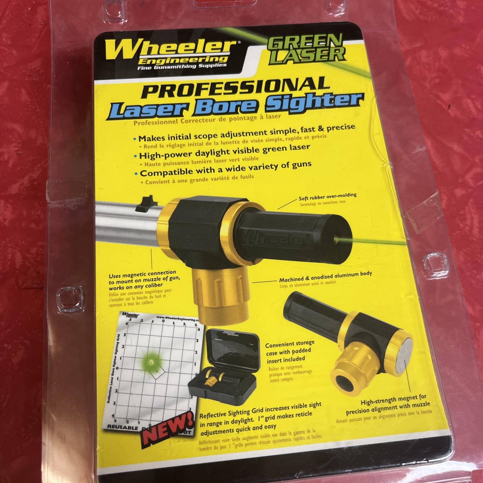 Wheeler 589922 Professional Laser Bore Sighter New Damaged Packaging
