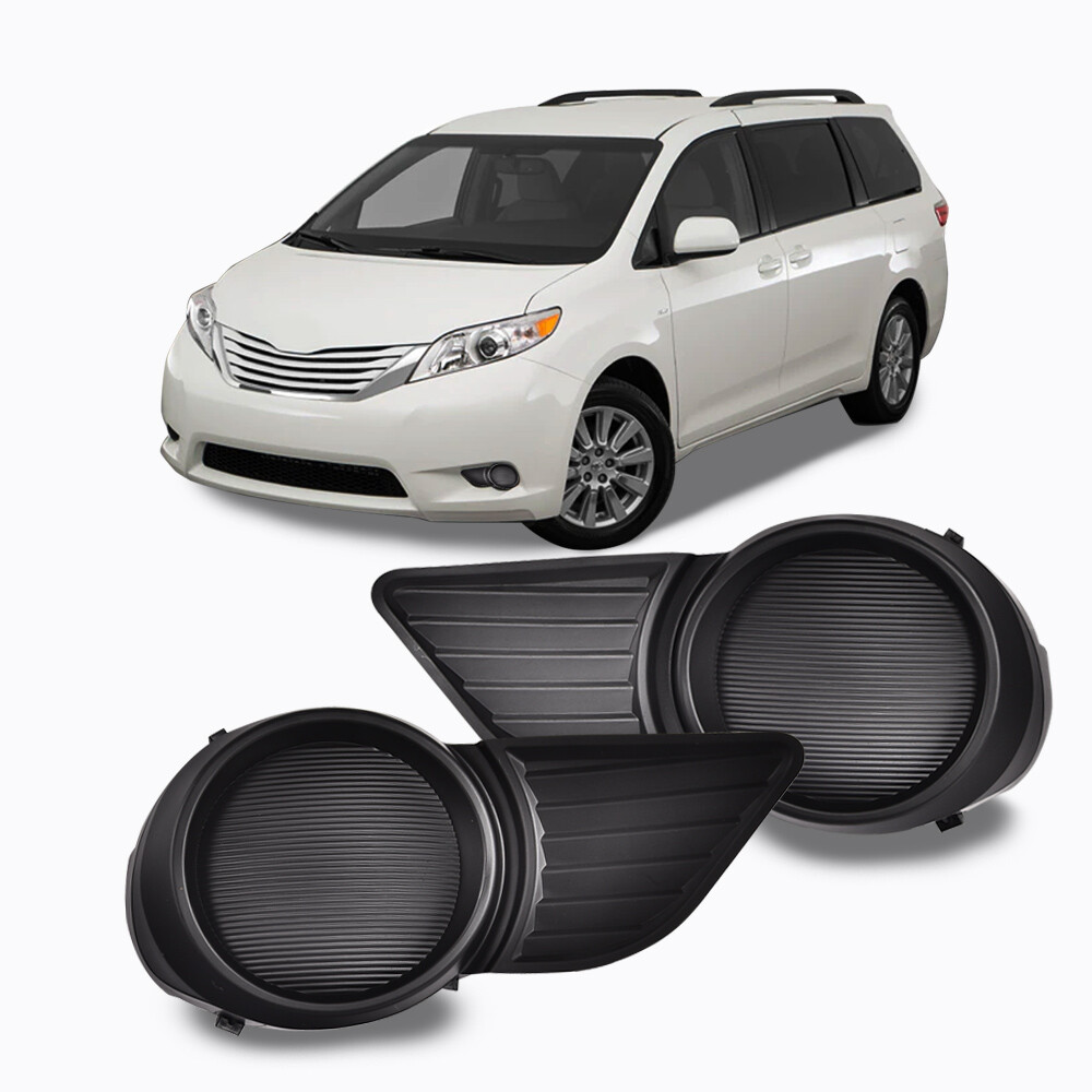 NEW FOG LIGHT COVERS SET OF 2 DRIVER & PASSENGER SIDE TO1039145 TO1038145 2PCS