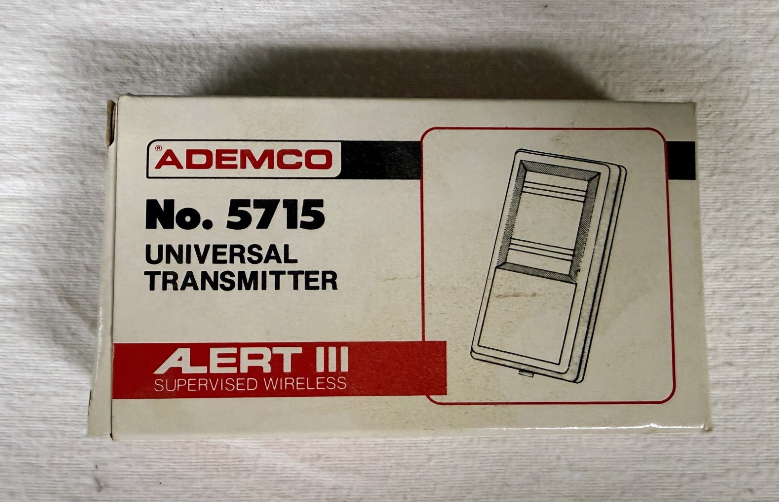 NOS Ademco 5715 Wireless Universal Transmitter -White