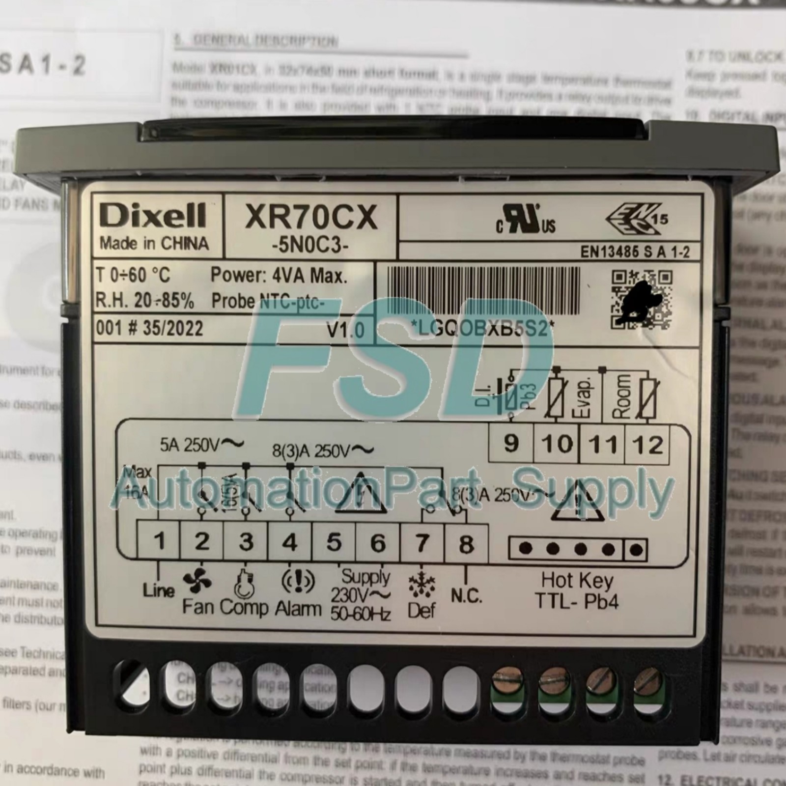 DIXELL XR70CX-5N0C3 Temperature controller 1 PCS New Box XR70CX5N0C3