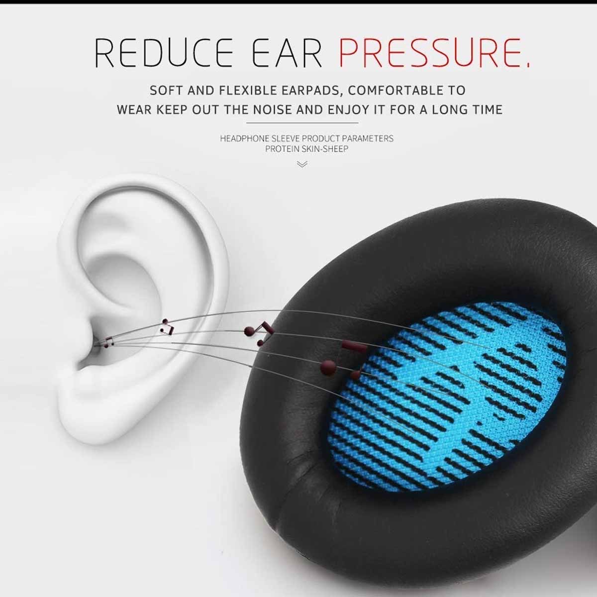 Replacement Ear Pads for Bose Headphone QC15 QC25 AE2 AE2i First Class Package!