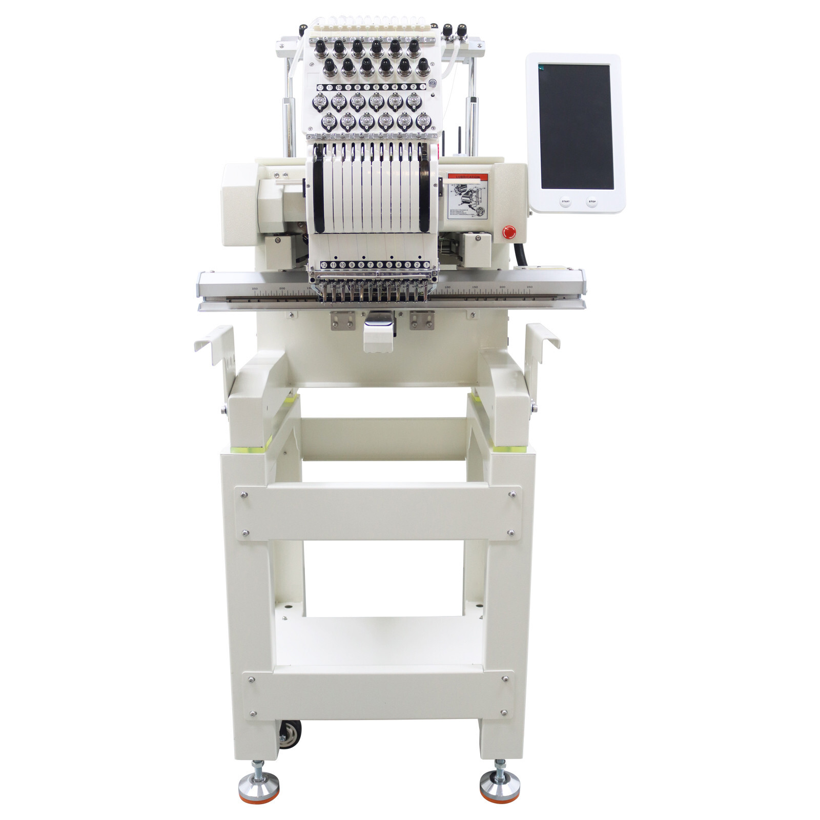 Single-head 12 Needles Automatic Computerized Embroidery Machine 110-220V 300W