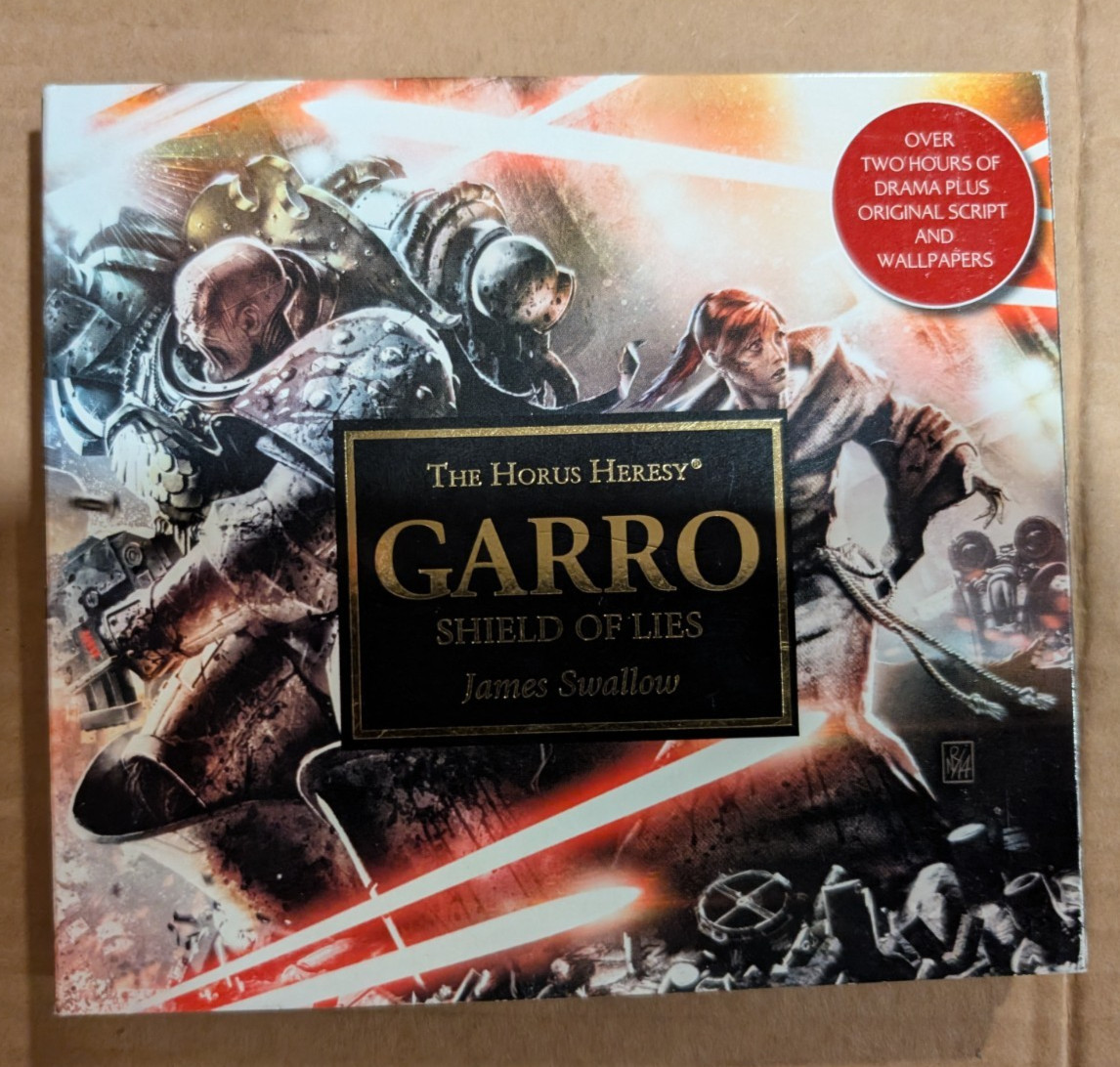 The Horus Heresy Garro Shield of Lies Audio Book CD Set Warhammer 40K Nice!