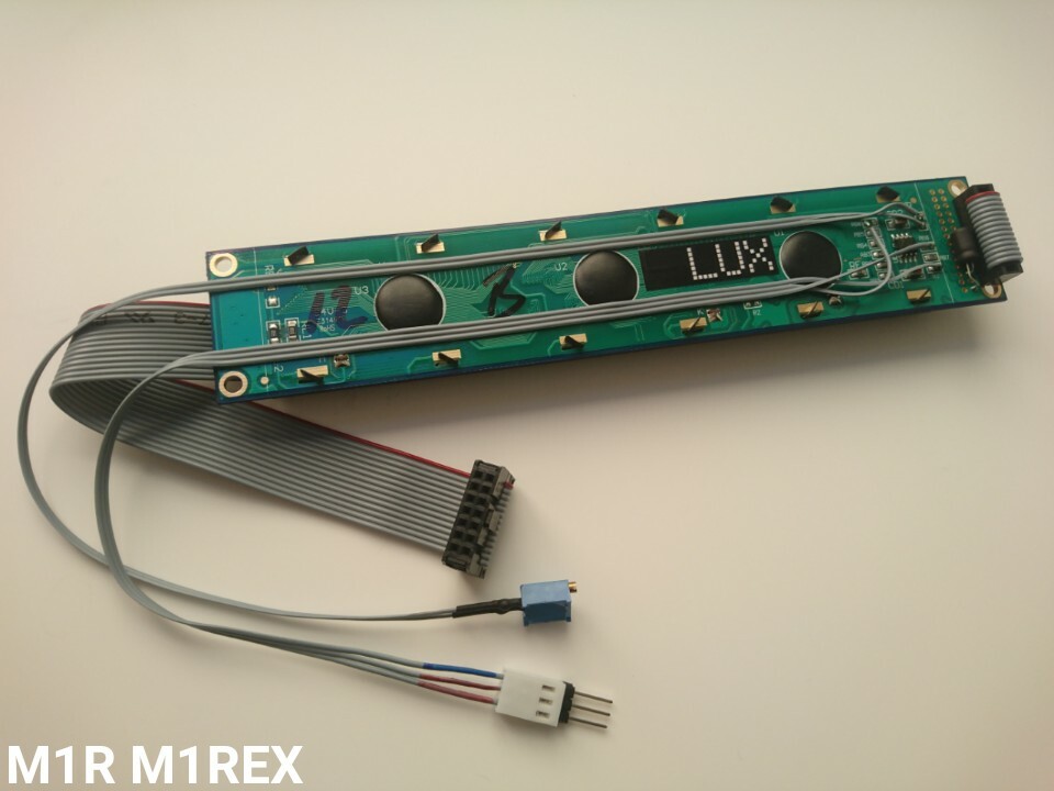 Korg M1 M1R M1REX (Super Enhanced Black) LUX PMVA LED Display !