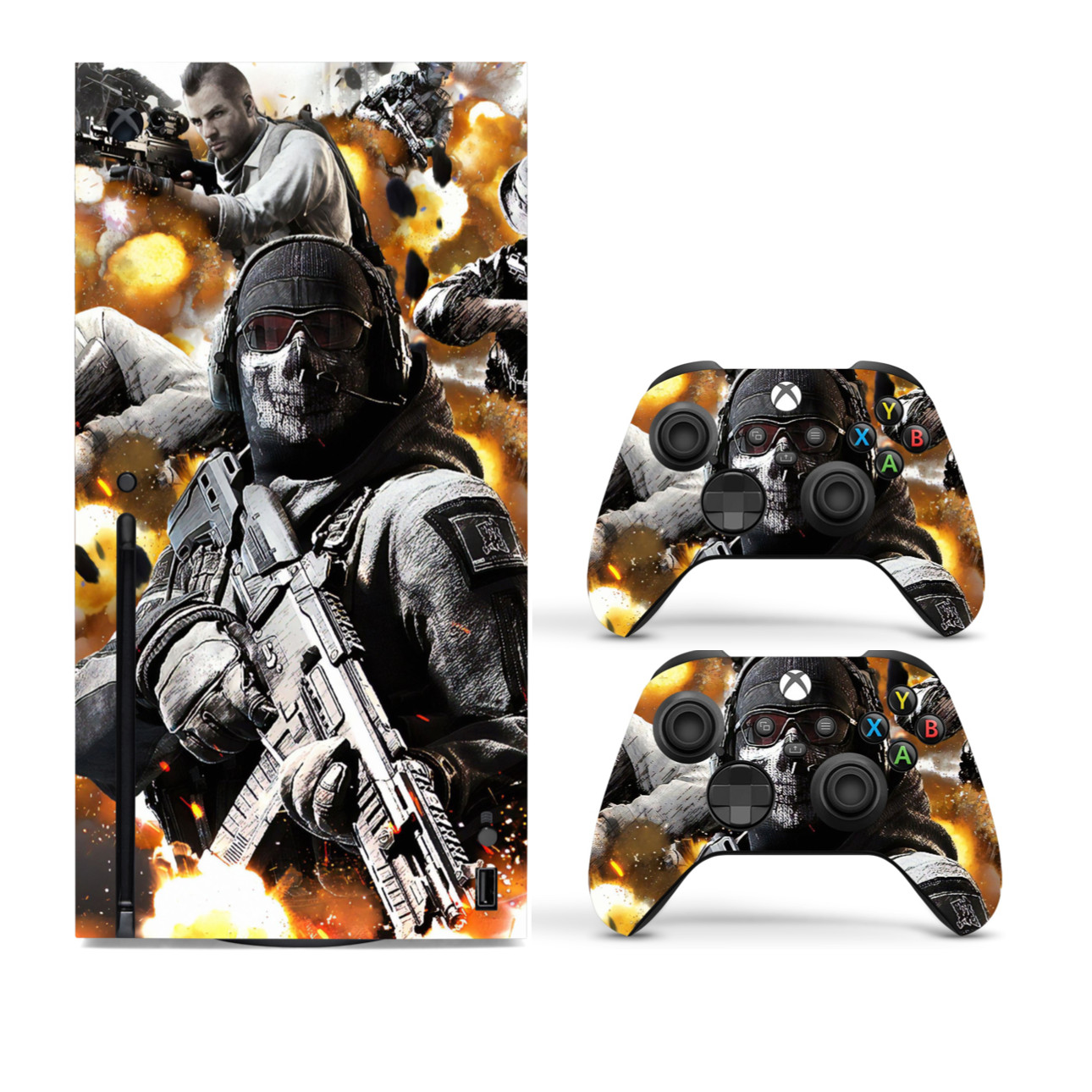 Xbox Series X Console Skin Call Of Duty + 2 Controller Skins