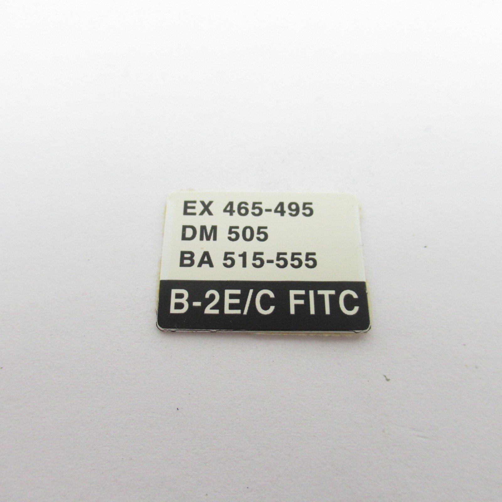 NIKON B-2E/C FITC FLUORESCENCE MICROSCOPE FILTER CUBE 96107M - SOME DEGRADATION