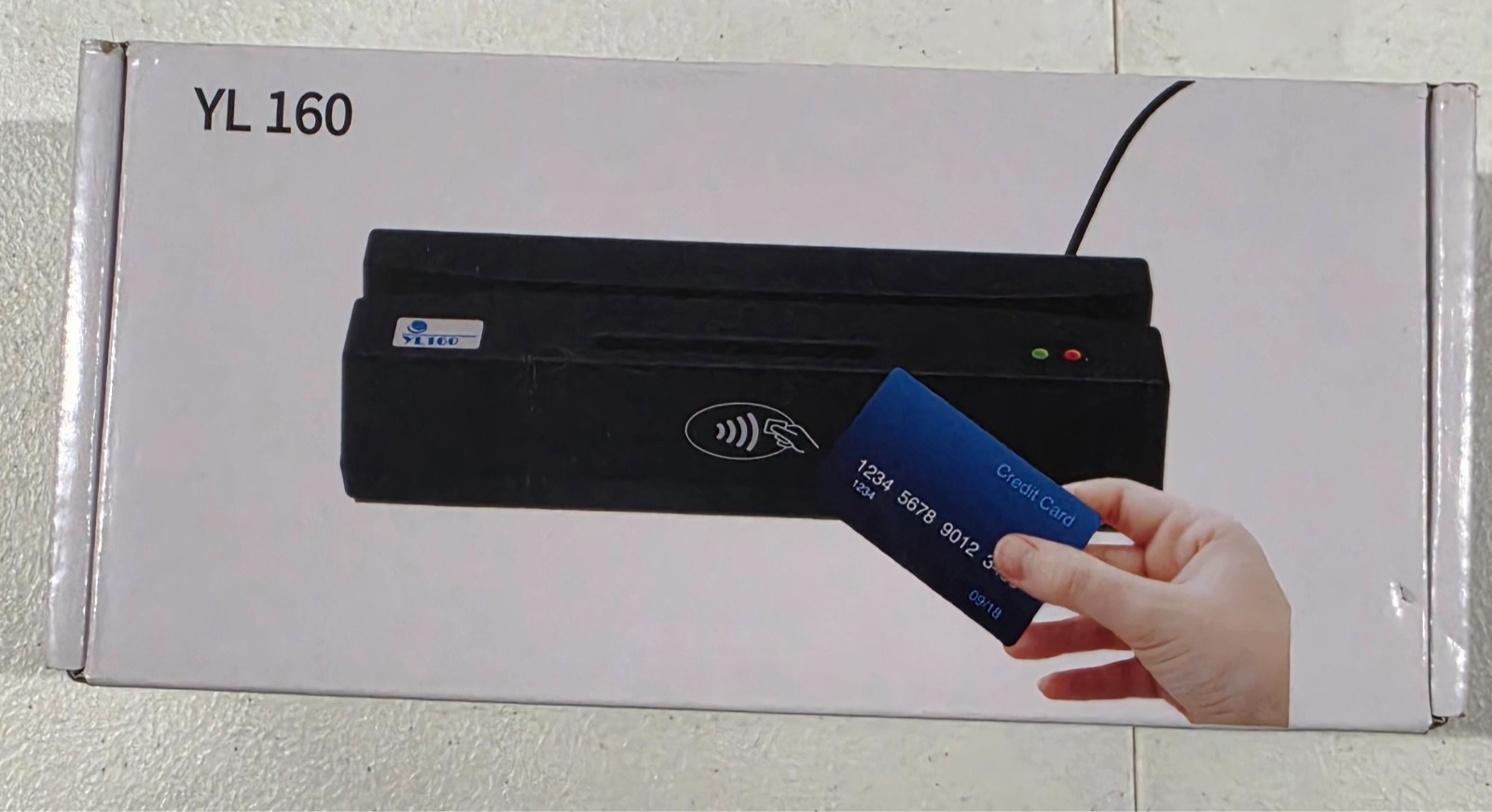 Qicarwow USB 4 in 1 Multifunctional Magnetic Card Reader Support Read and Write