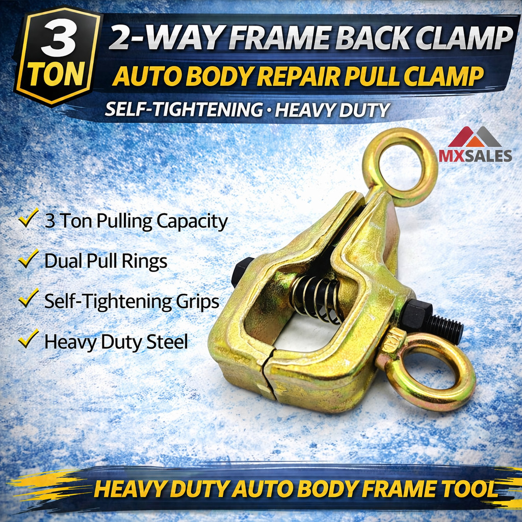 2-Way Frame Back 3 Ton Self-Tightening​ grips & auto Body Repair Pull Clamp