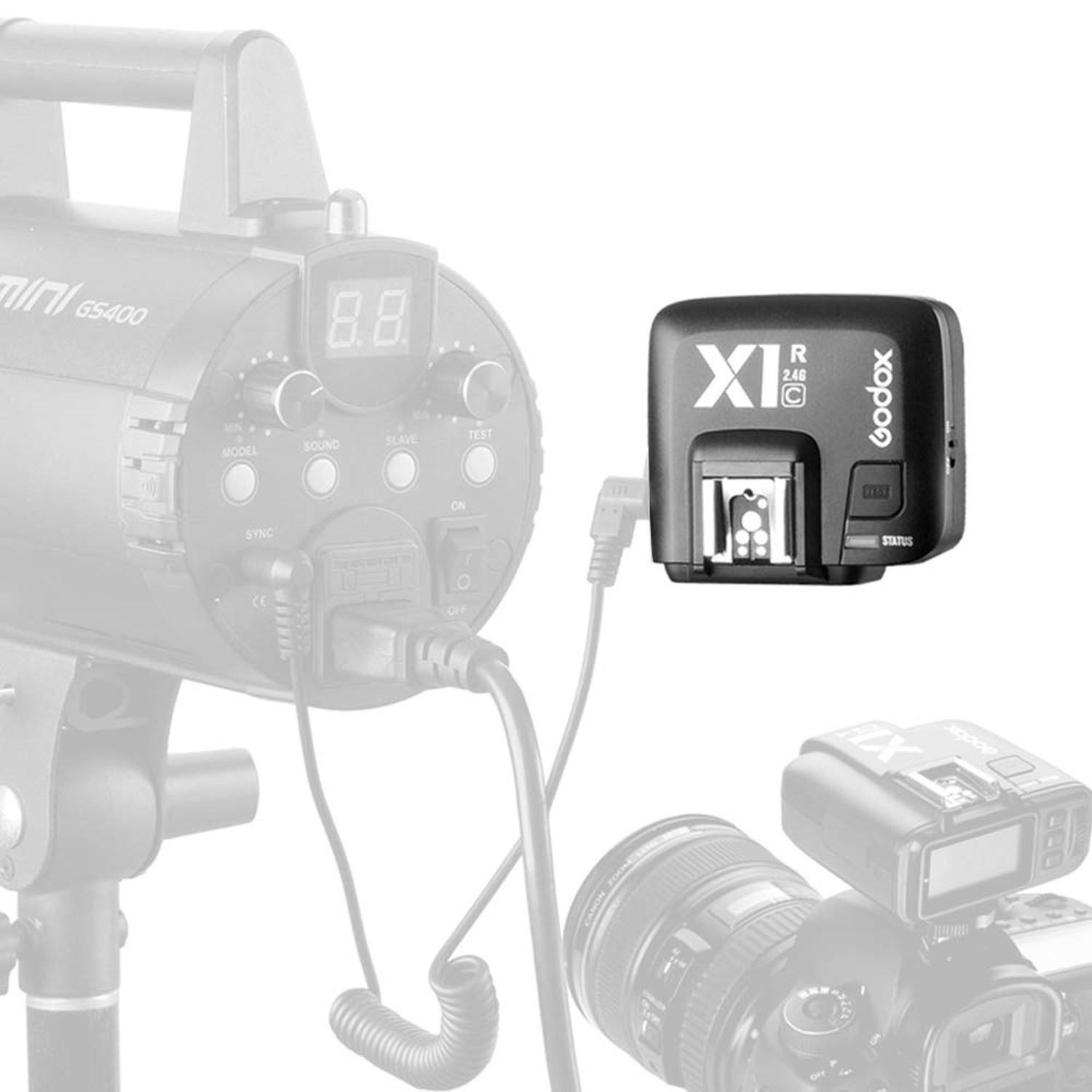 Godox X1C E-TTL Wireless High Speed Sync 1/8000s Flash Receiver Compatible fo...