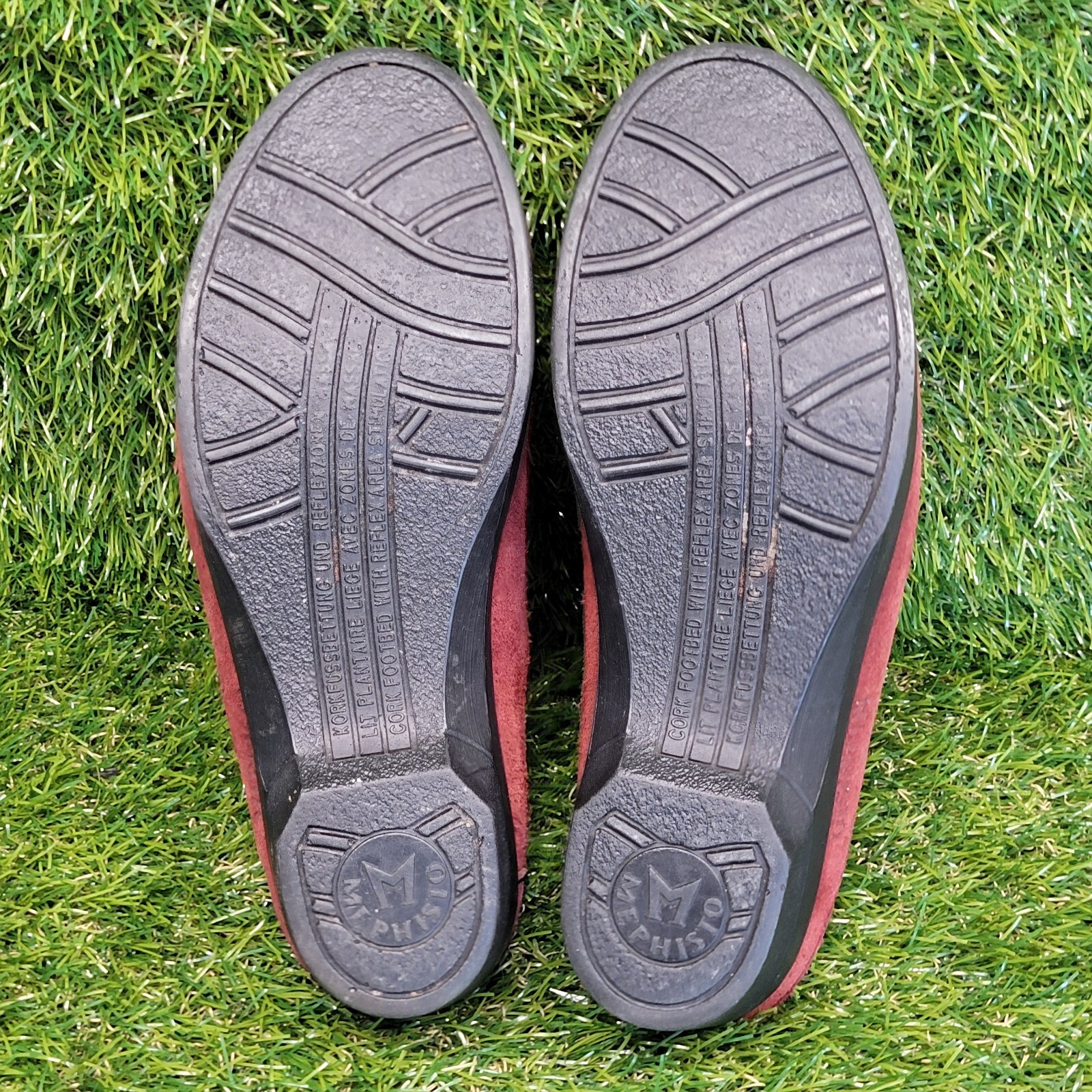 mephisto suede mules womens size 38