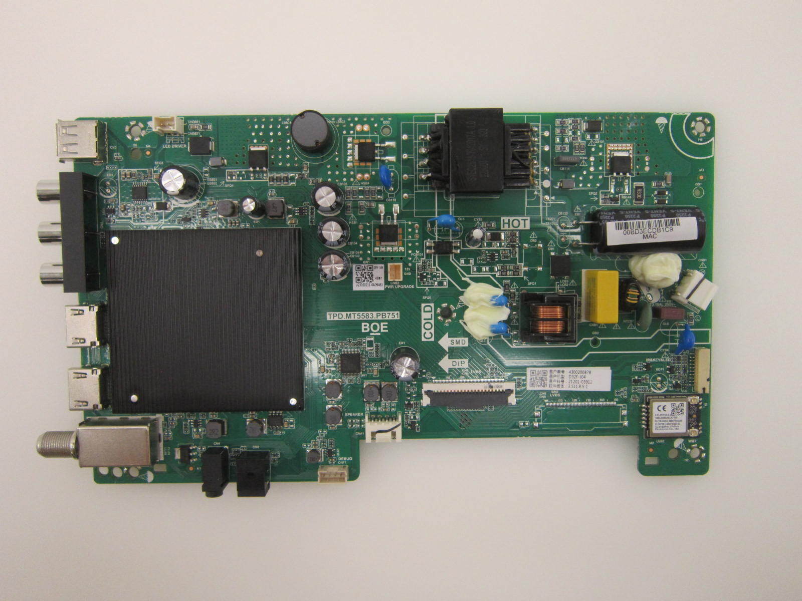 Vizio D32F-J04 Main Board 21201-03912