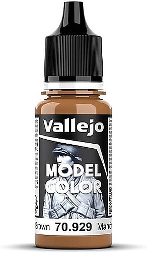 Vallejo Model Color LIGHT BROWN 17ml - Hobby and Model Acrylic Paint - #70929