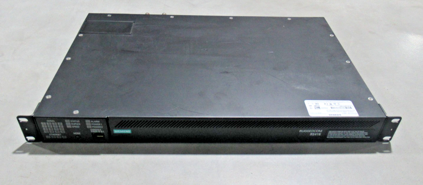 Siemens 6GK60416AT230DB0 RUGGEDCOM RSG416 128 Bit Encryption *GREAT CONDITION*
