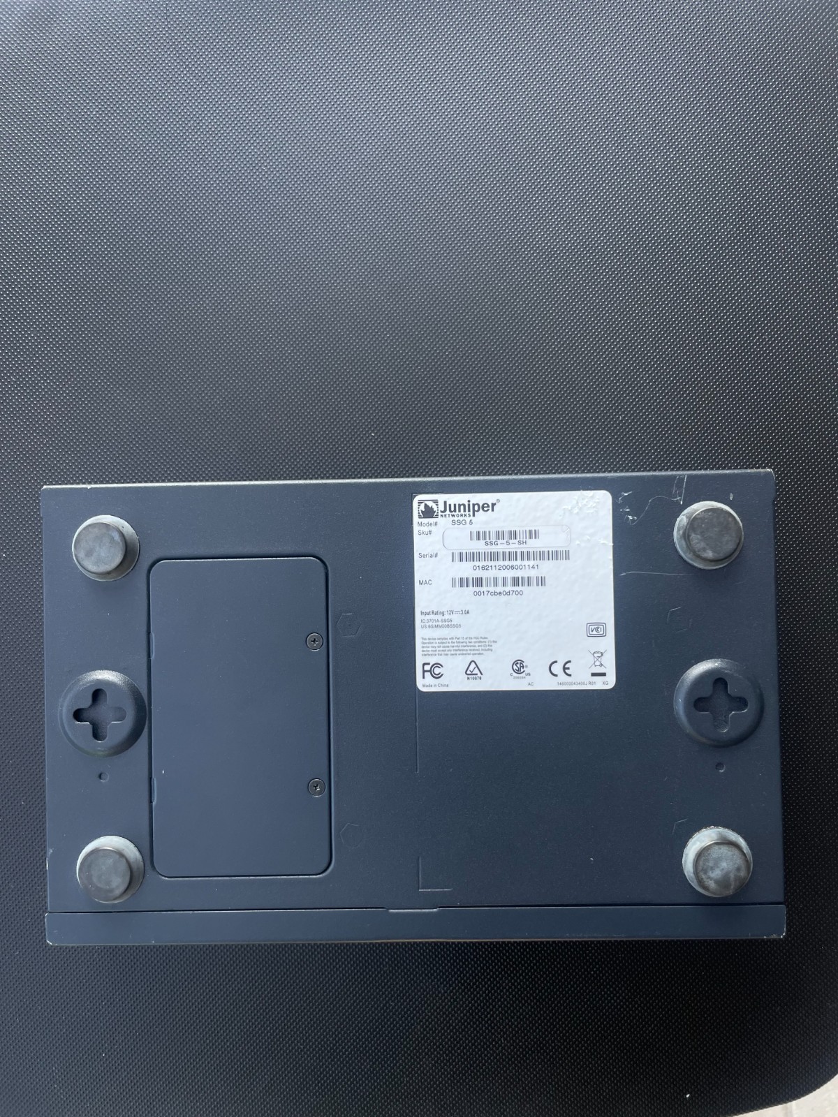 Juniper SSG-5-SH Firewall VPN Security Appliance Tested