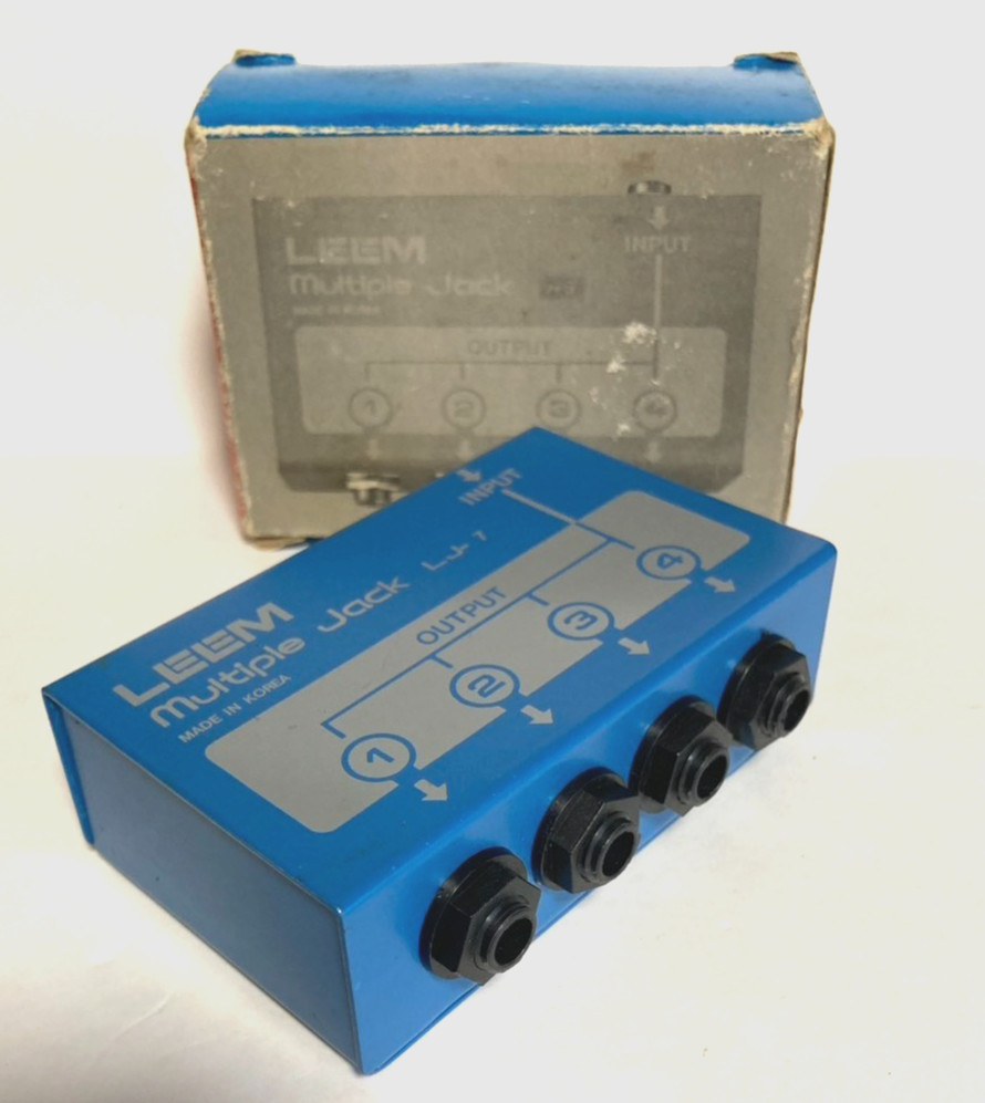 [W/box] LEEM LJ-7 Multiple Jack Convenient conversion box From Japan Free Ship