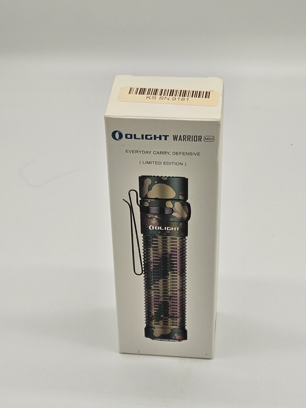 Olight Warrior Mini 2 1750 Lumen Rechargeable Flashlight, Desert Camouflage