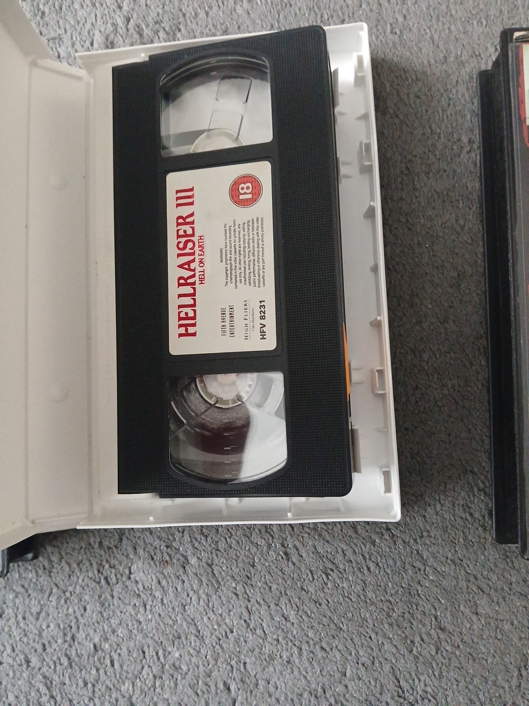 vhs big box ex rental horror