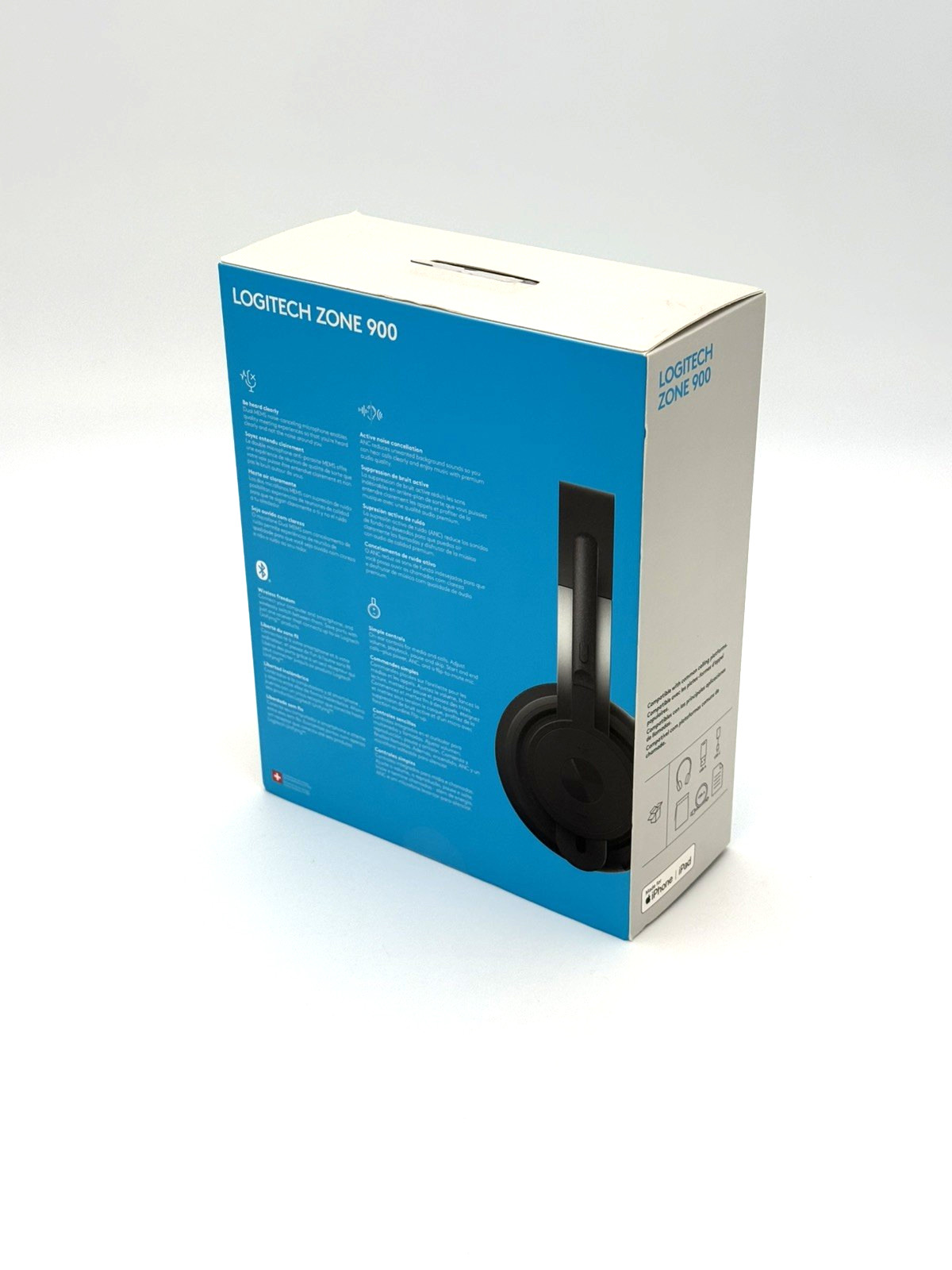 Logitech Zone 900 Wireless Bluetooth Headset w/Unifying - Teams, Google, Zoom