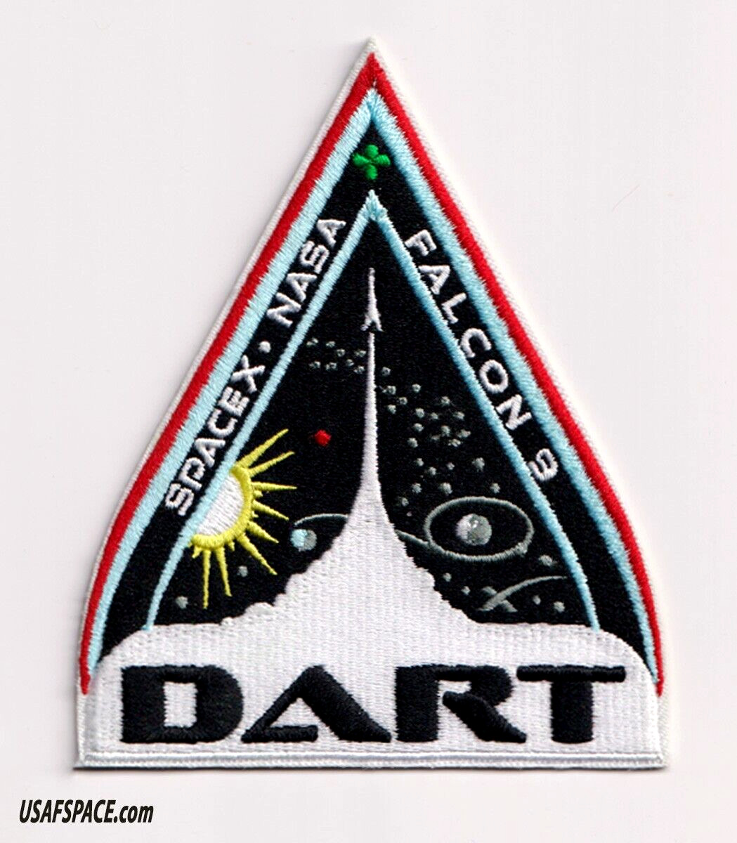 Authentic DART -SPACEX FALCON 9-Launch- NASA SATELLITE Mission Employee PATCH