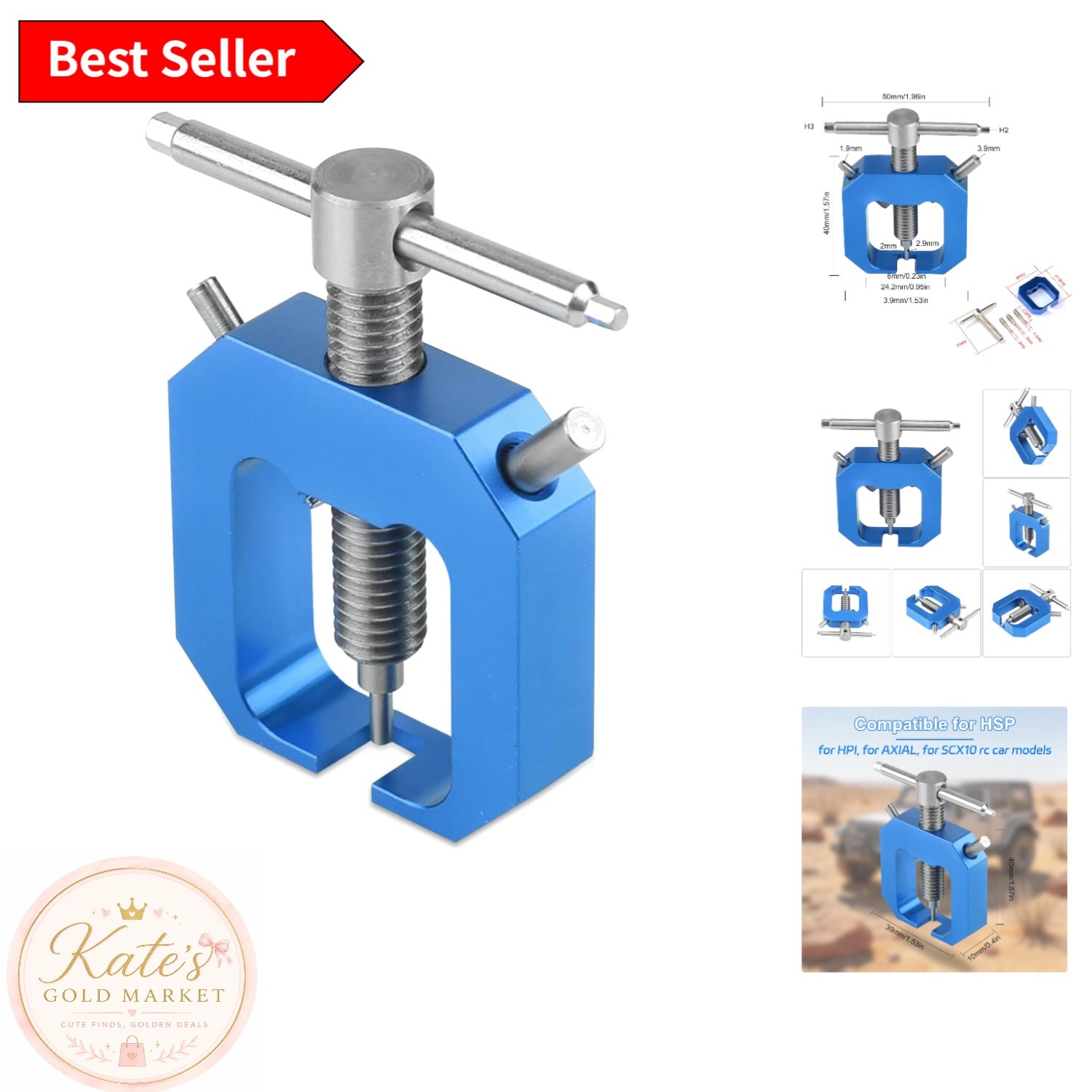 Robust Mini RC Gear Puller - Ideal Tool for Motor Upgrades and Maintenance