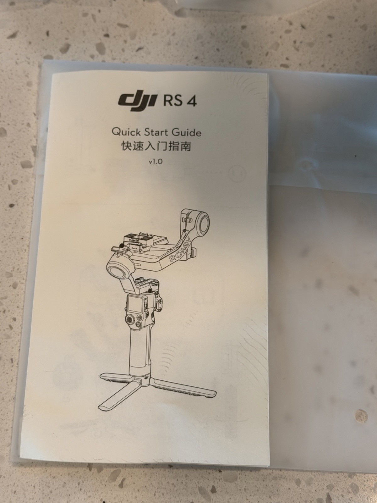 DJI RS 4 Gimbal Stabilizer for Camera w/ Case, Quick Release & Accessories
