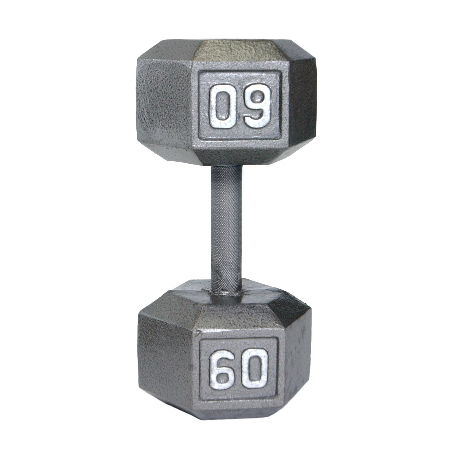 CAP Barbell 60lb Cast Iron Hex Dumbbell, Single