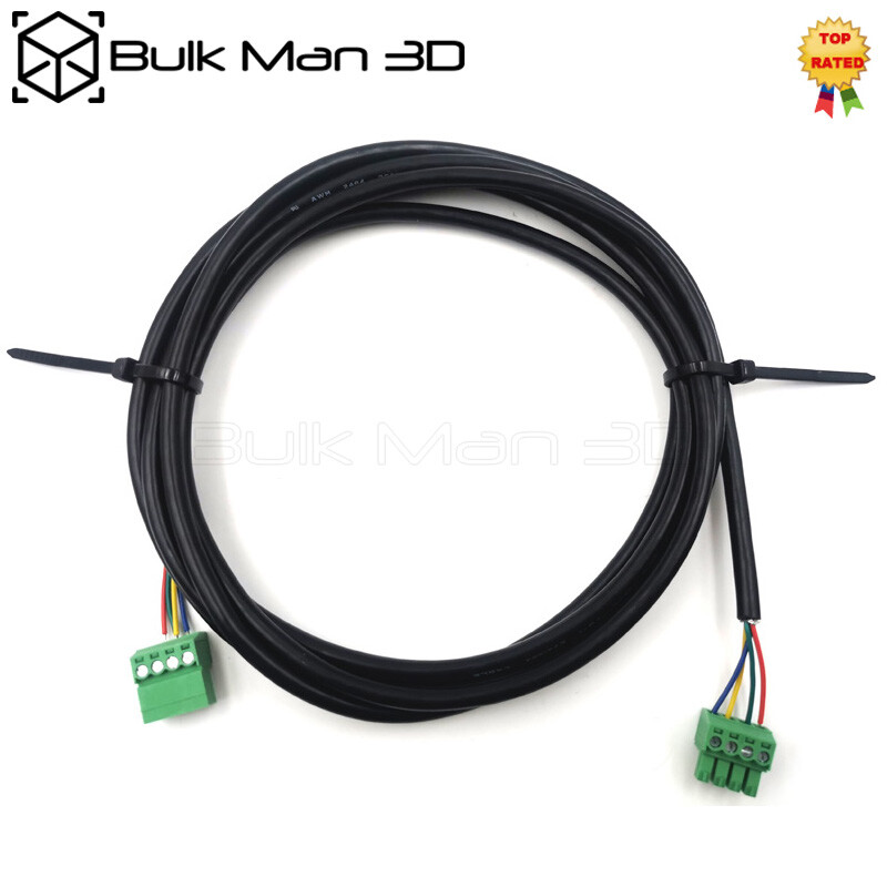 4 Core Shielded Xtension Cable 22AWG 2.5 meters for Nema23 Stepper Motors